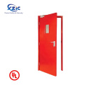 Steel fireproof hollow metal door UL fire certification 120 minutes fire duration Safety exit door